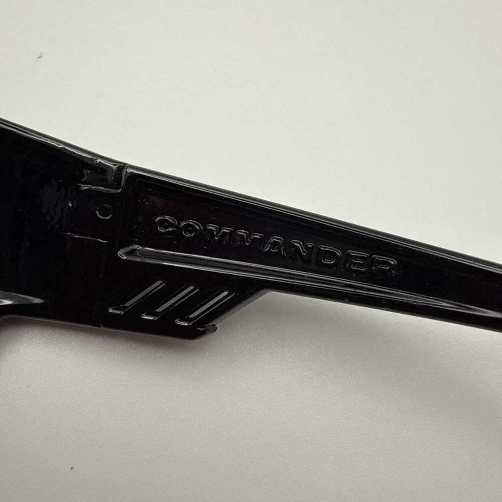 DUCK COMMANDER  Polarized Wrap Sport Sunglasses, Matte Black Accents